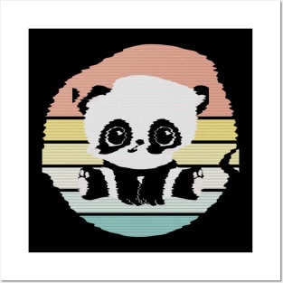 Bad Tv Retro Panda Posters and Art